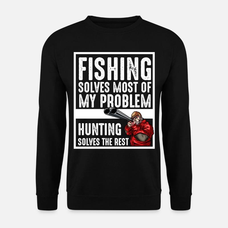 hunt - Unisex Sweatshirt - black