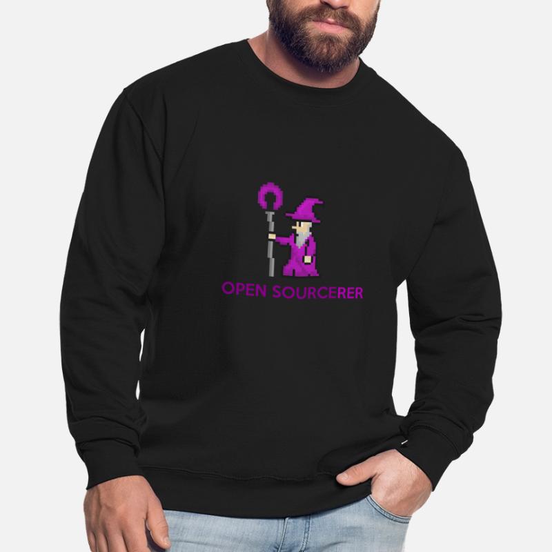 Tee-shirt programmeur sorcier open source Sweat-shirt Unisexe
