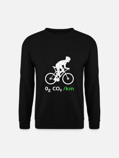 Fahrrad Umweltschutz Klimaschutz - Unisex Pullover - Schwarz