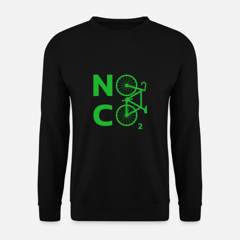 Fahrrad No Co2 Umweltschutz Klimaschutz - Unisex Pullover - Schwarz