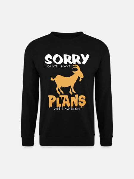 chèvre - Sweat-shirt Unisexe - noir