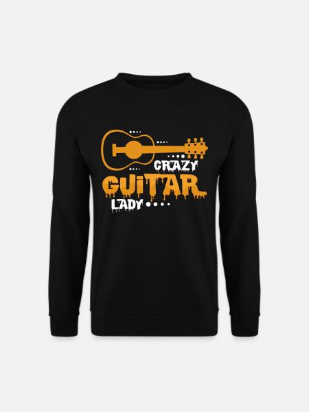 Gitarre - Unisex Pullover - Schwarz