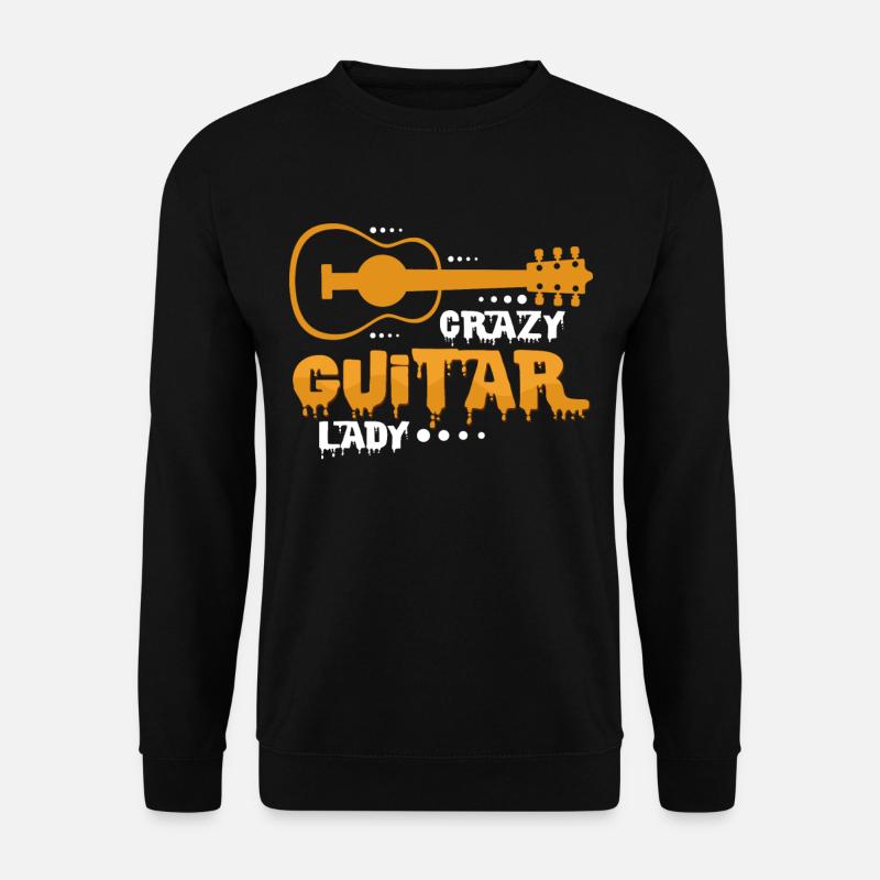 Gitarre - Unisex Pullover - Schwarz