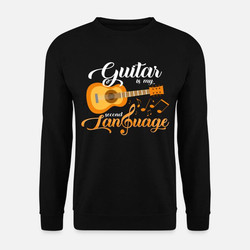 Gitarre - Unisex Pullover - Schwarz