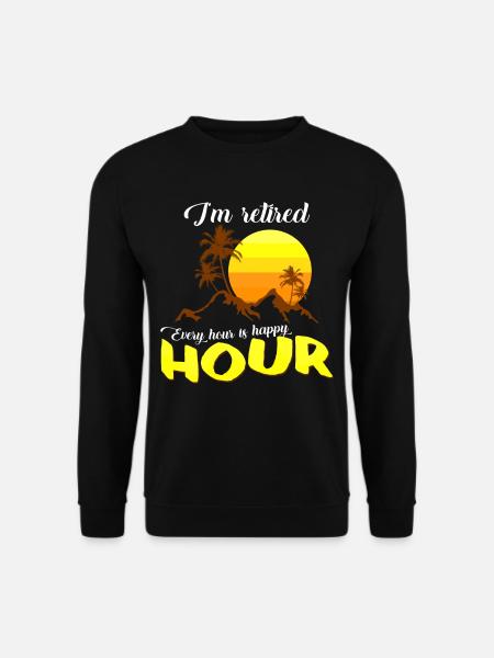 retirement - Unisex Sweatshirt - black