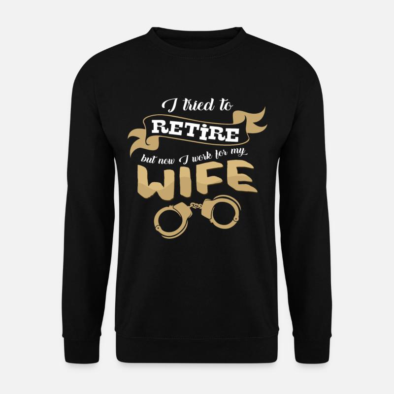 retirement - Unisex Sweatshirt - black