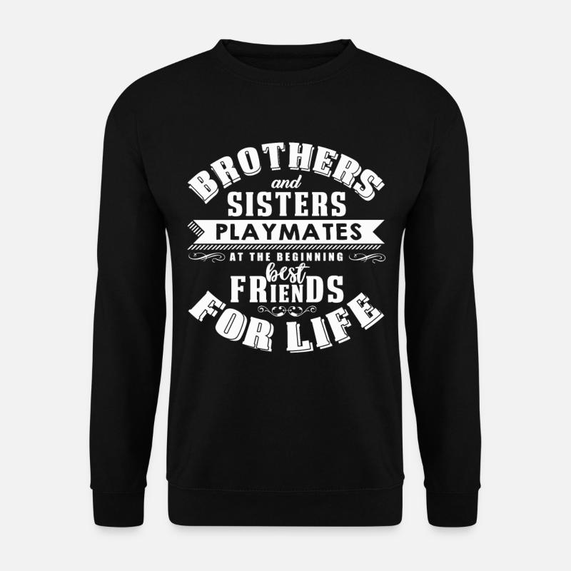 Bruder Und Schwester - Unisex Pullover - Schwarz