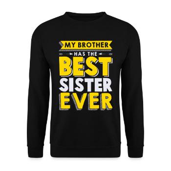 Frère et soeur - Sweat-shirt Unisexe - noir - Devant - Alina (178cm) & Michal (187cm)