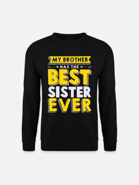 Bruder Und Schwester - Unisex Pullover - Schwarz