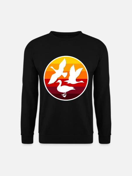Enten - Unisex Pullover - Schwarz