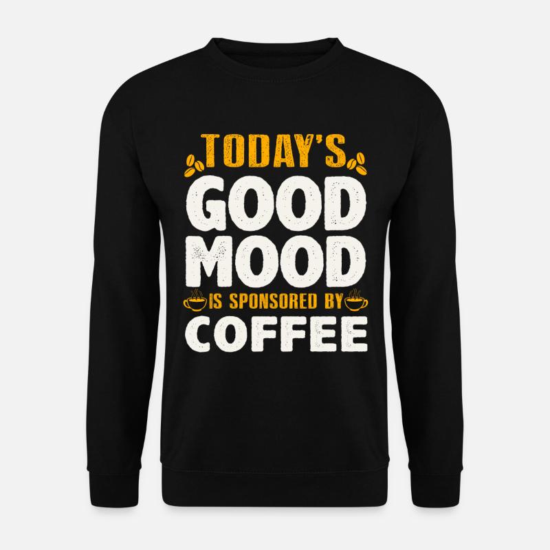 Kaffee - Unisex Pullover - Schwarz