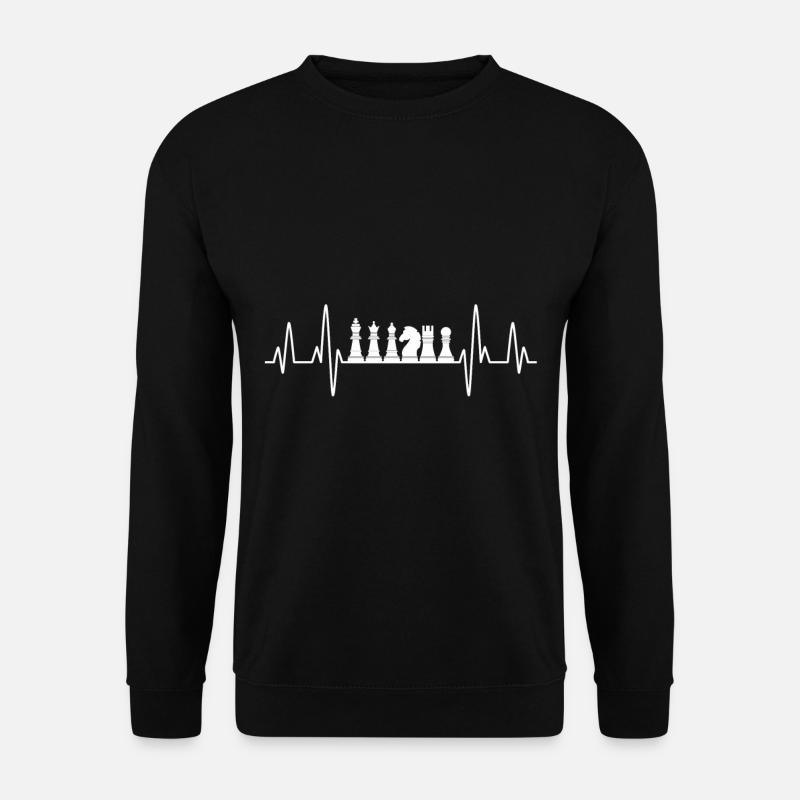 Schach Schachspieler - Unisex Pullover - Schwarz