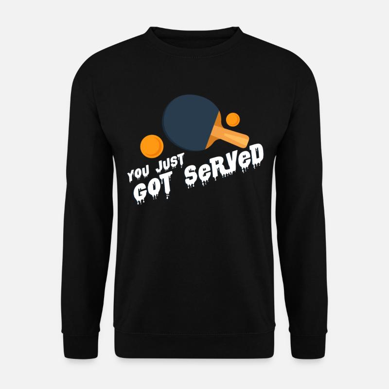 table tennis - Unisex Sweatshirt - black