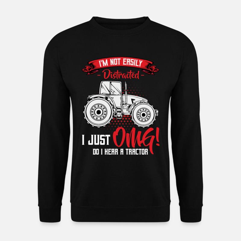 tractor - Unisex Sweatshirt - black