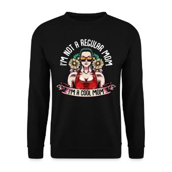 Mutter - Unisex Pullover - Schwarz - Vorne - Alina (178cm) & Michal (187cm)