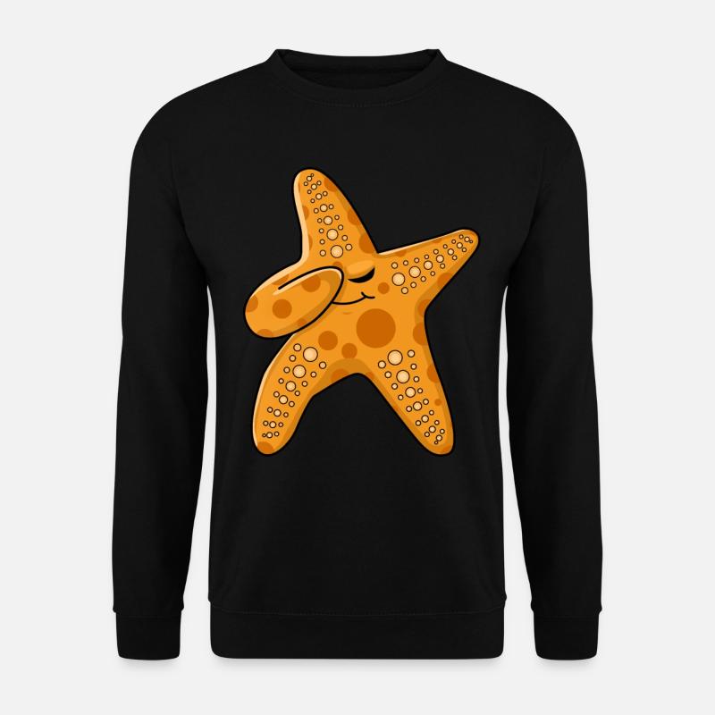 Tamponner étoile de mer étoile de mer plage dab danse - Sweat-shirt Unisexe - noir