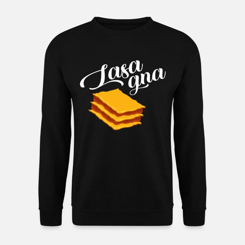 Lasagne - Unisex Pullover - Schwarz