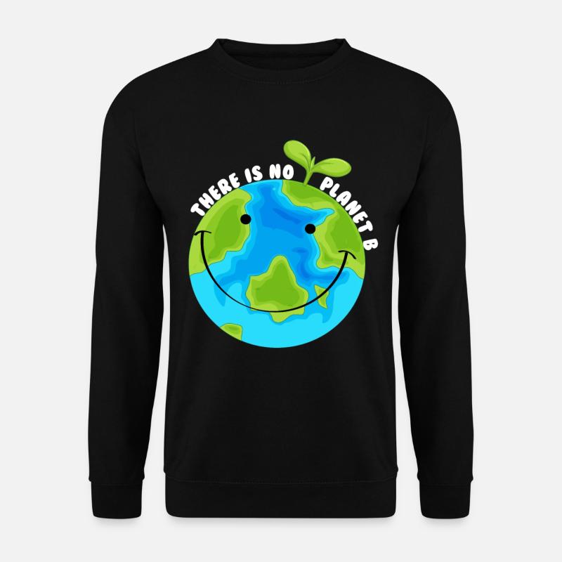 Il n'y a pas de planète b - Sweat-shirt Unisexe - noir