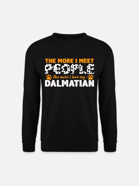 Dalmatian - Unisex Sweatshirt - black