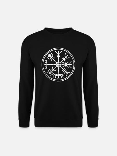 Viking compass symbols signs - Unisex Sweatshirt - black