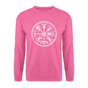 Signes de symboles compas Viking - Sweat-shirt Unisexe - rose - Devant