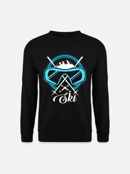 ski - Sweat-shirt Unisexe - noir