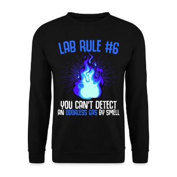 Chemist - Unisex Sweatshirt - black - Front - Alina (178cm) & Michal (187cm)