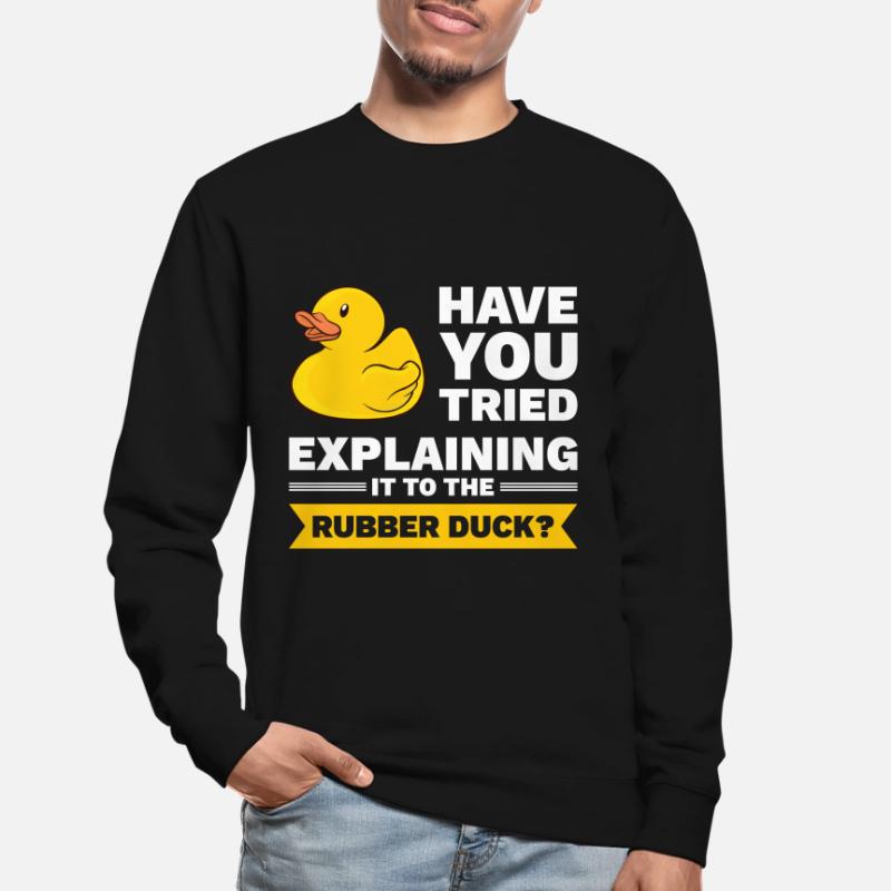 Programmierer Gummiente Debug Unisex Pullover