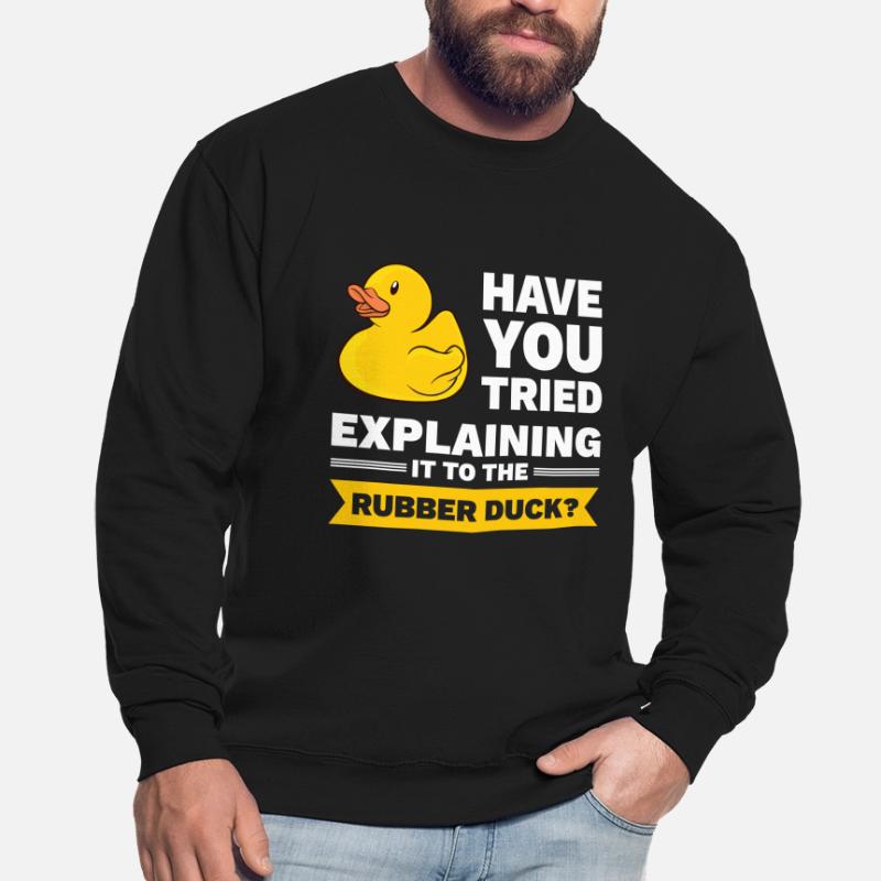Programmierer Gummiente Debug Unisex Pullover