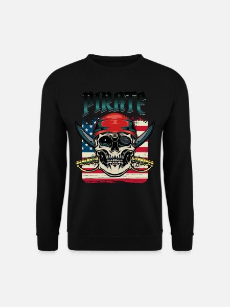 pirate - Sweat-shirt Unisexe - noir