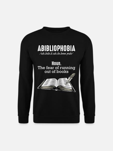 Bücher Lesen - Unisex Pullover - Schwarz