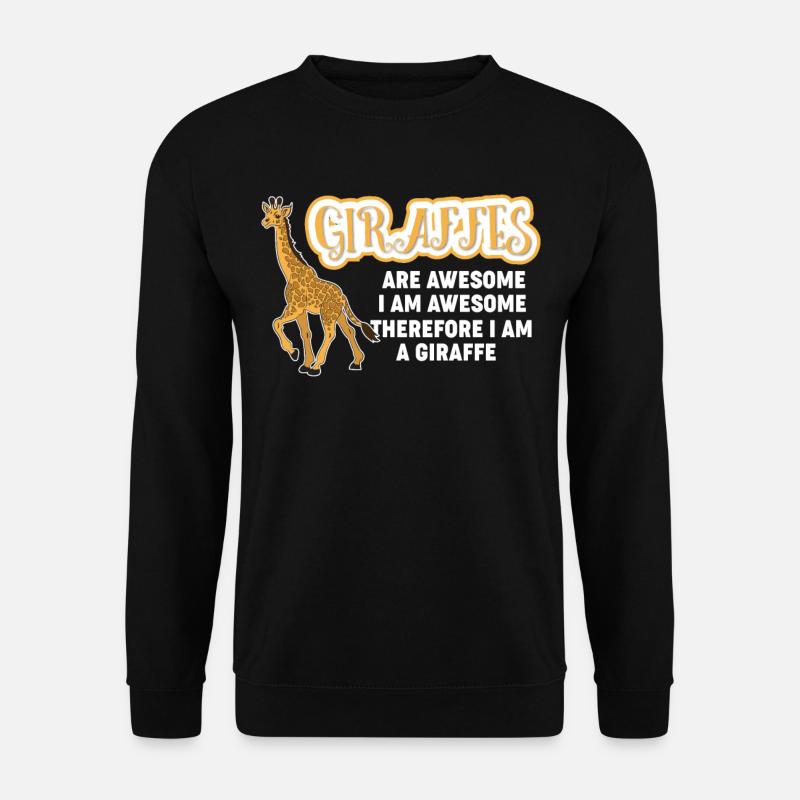 Giraffen sind fantastisch - Unisex Pullover - Schwarz