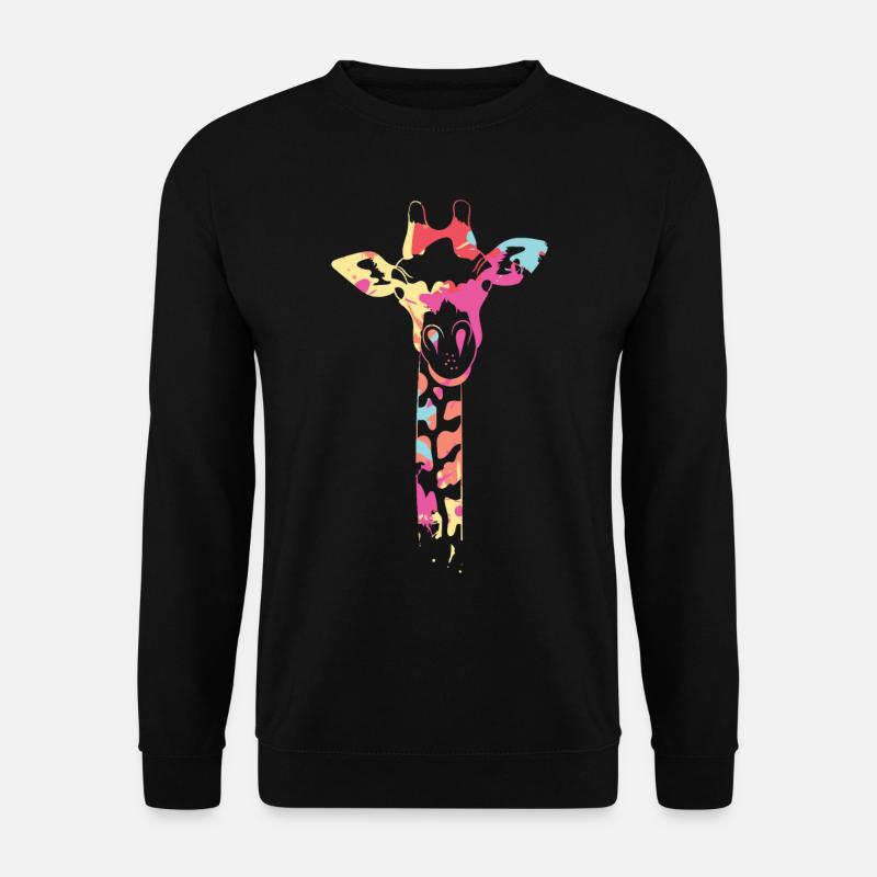 Couleur girafe - Sweat-shirt Unisexe - noir