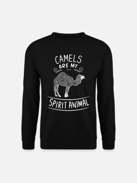 Les dromadaires sont mon esprit - Sweat-shirt Unisexe - noir