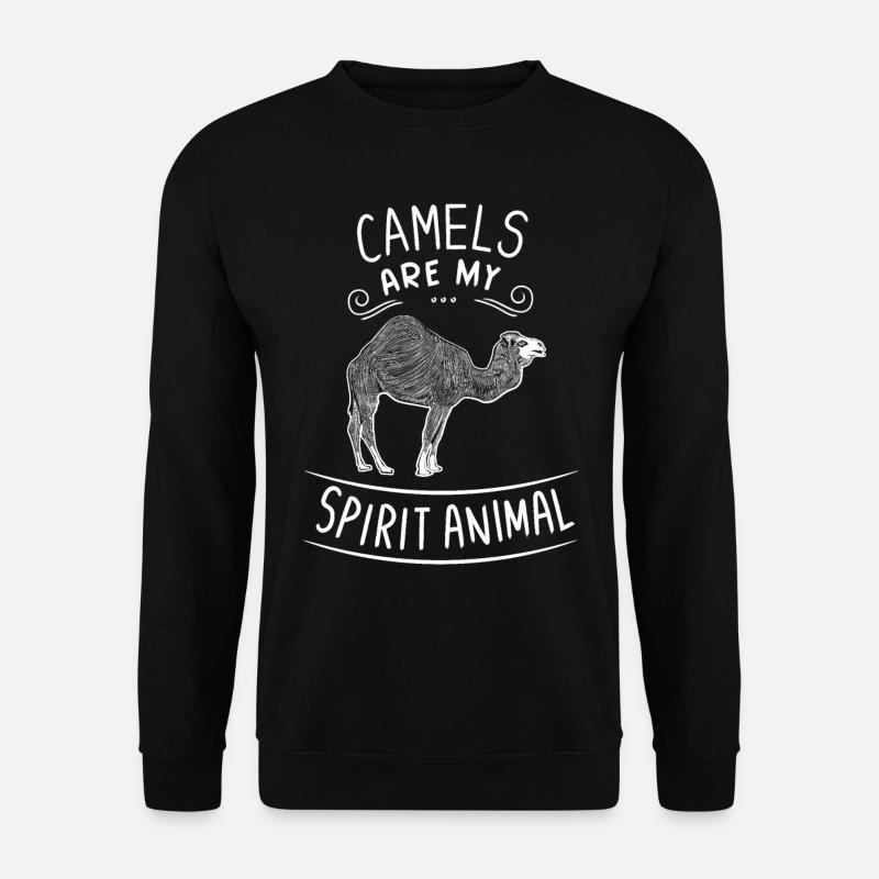 Les dromadaires sont mon esprit - Sweat-shirt Unisexe - noir