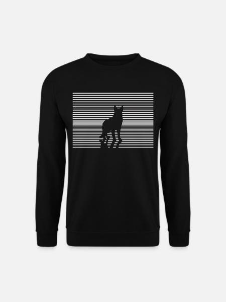 Deutscher Schäferhund retro Geschenk Shirt - Unisex Pullover - Schwarz