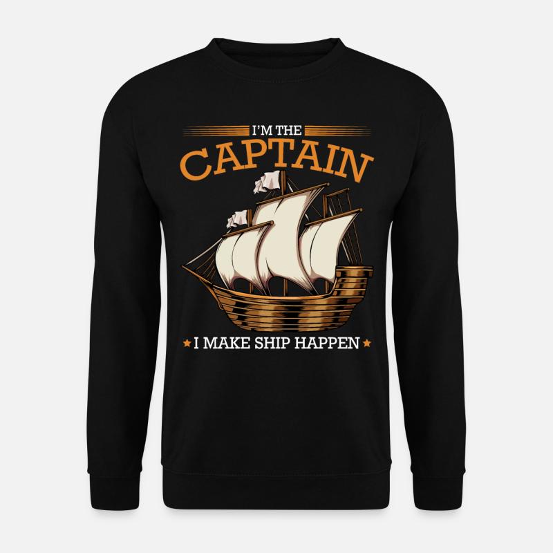 Segeln - Unisex Pullover - Schwarz