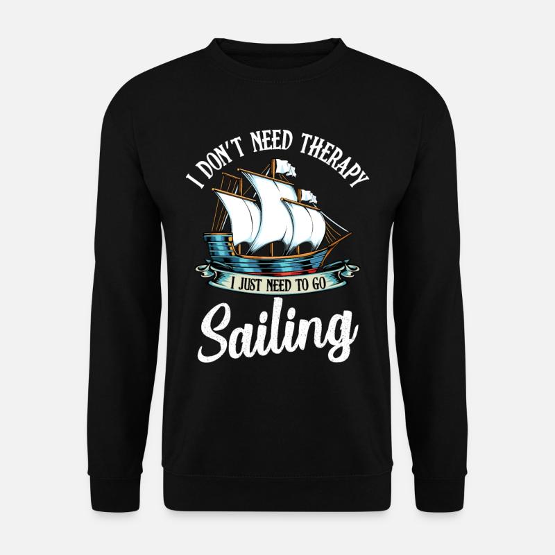 Segeln - Unisex Pullover - Schwarz