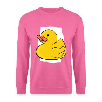 Badeente Gummiente - Unisex Pullover - Pink - Vorne