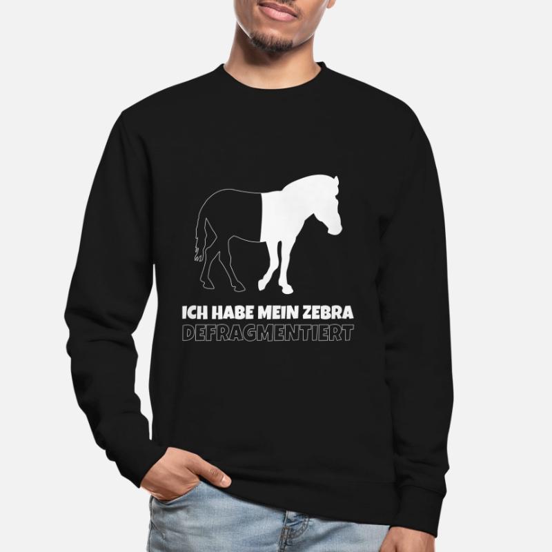 Zebra Defragmentiert - Programmierer Unisex Pullover
