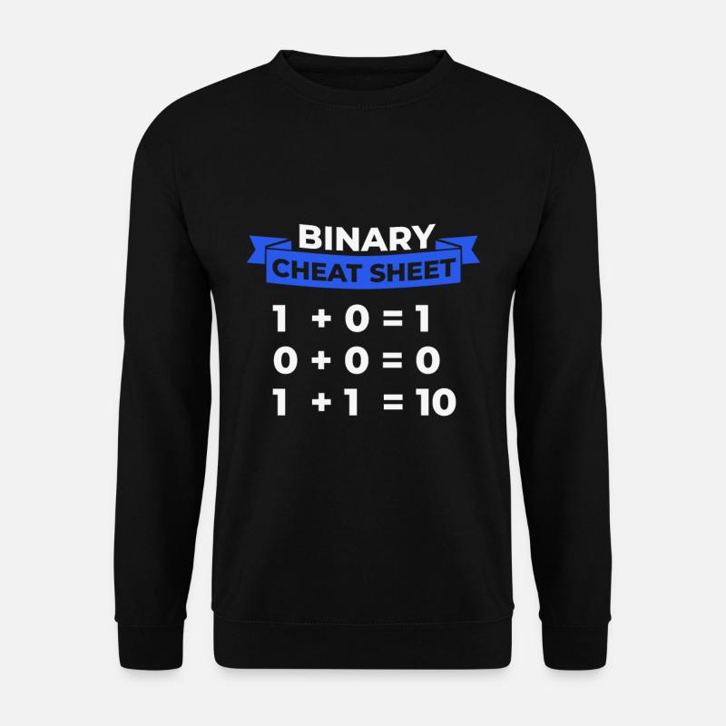 Programmeur binaire - Sweat-shirt Unisexe - noir