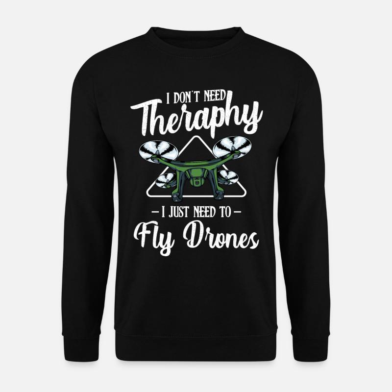 drones - Sweat-shirt Unisexe - noir