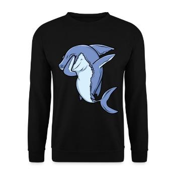 Dabbing Shark Dab Dance Gift - Sweat-shirt Unisexe - noir - Devant - Alina (178cm) & Michal (187cm)