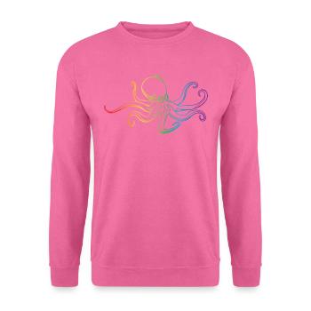 LGBT Rainbow Octopus Kraken Squid Ward Kalmar - Sweat-shirt Unisexe - rose - Devant