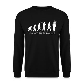Dudelsack - Unisex Pullover - Schwarz - Vorne - Alina (178cm) & Michal (187cm)