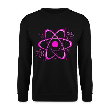 physicist - Unisex Sweatshirt - black - Front - Alina (178cm) & Michal (187cm)