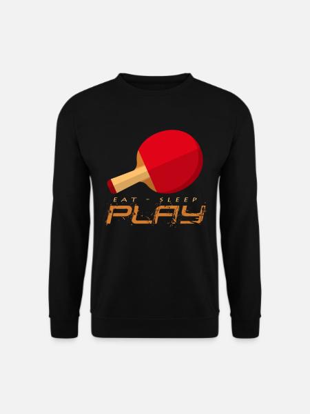 tennis de table - Sweat-shirt Unisexe - noir