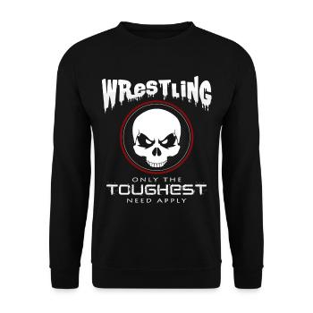 Wrestling - Unisex Pullover - Schwarz - Vorne - Alina (178cm) & Michal (187cm)