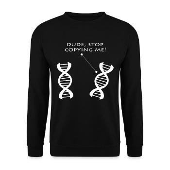 Biologie - Sweat-shirt Unisexe - noir - Devant - Alina (178cm) & Michal (187cm)