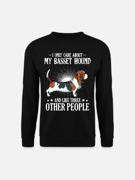 Basset Hound - Unisex Sweatshirt - black